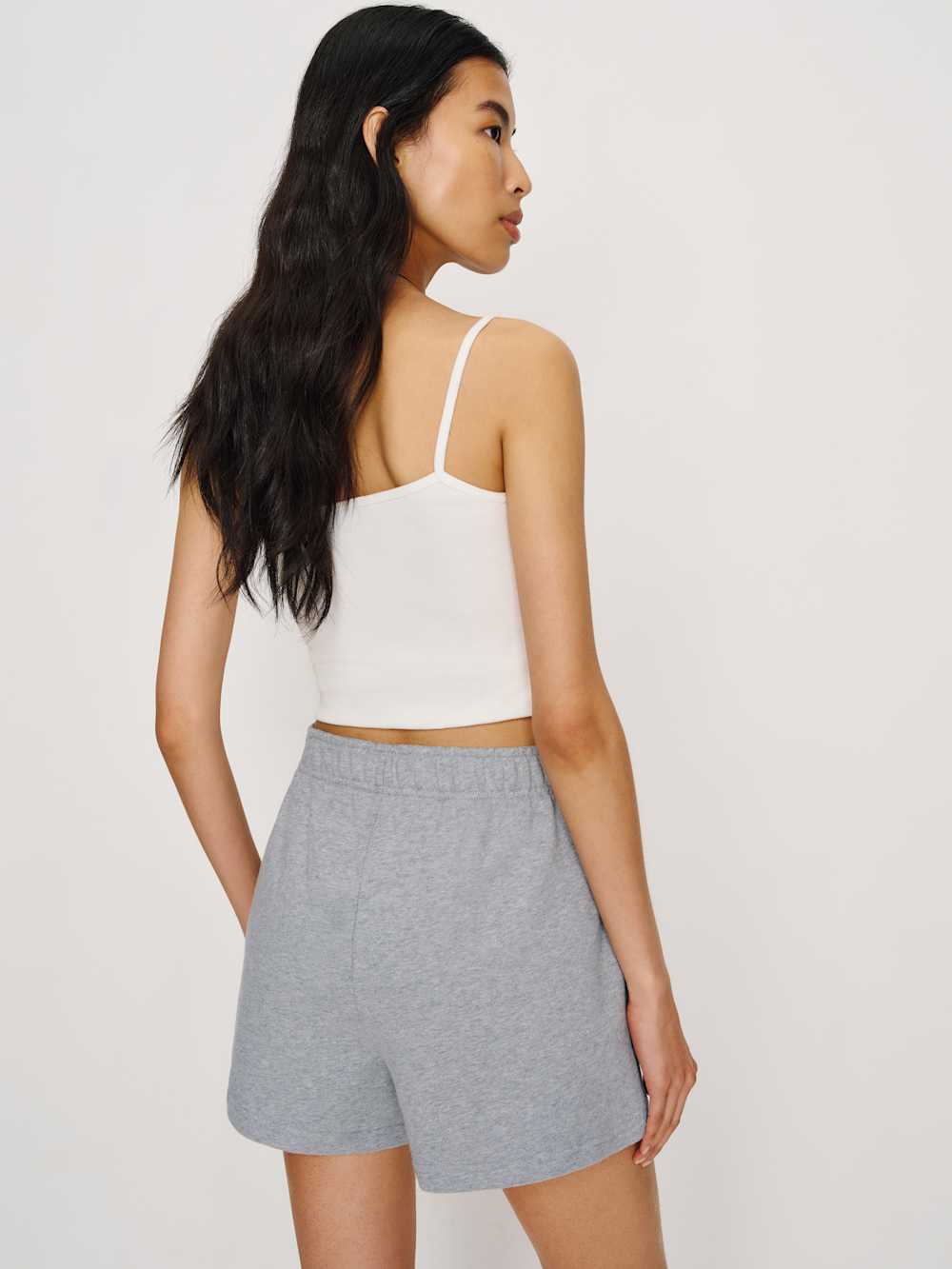 Leon Sweat Short - Heather Grey