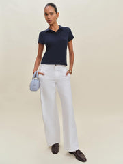 Louie T-shirt Polo - Navy