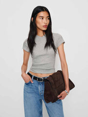 Lindie Tee - Heather Grey