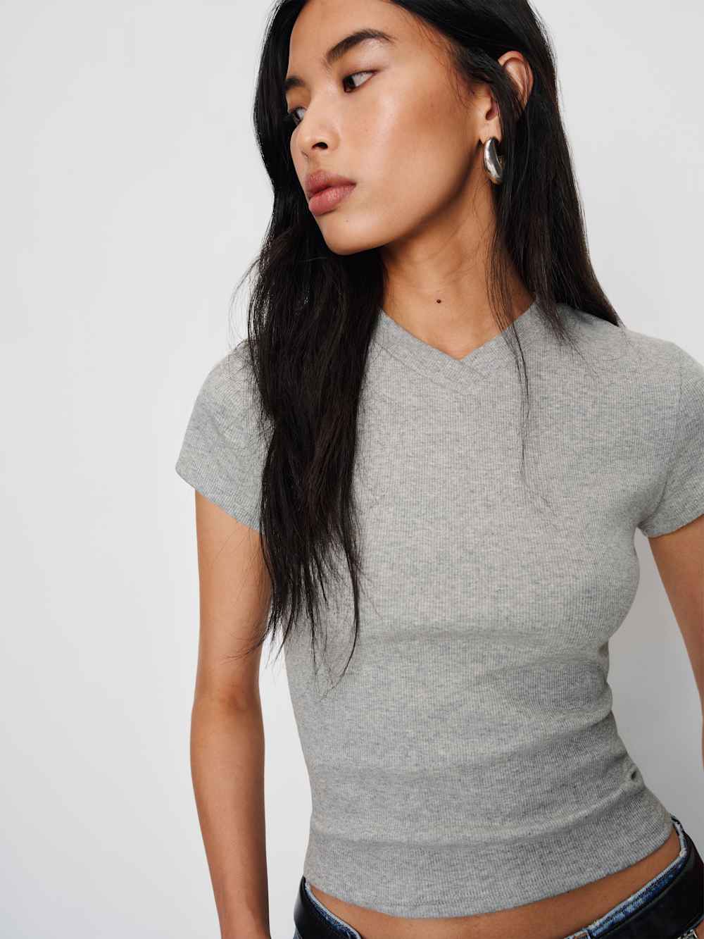 Lindie Tee - Heather Grey