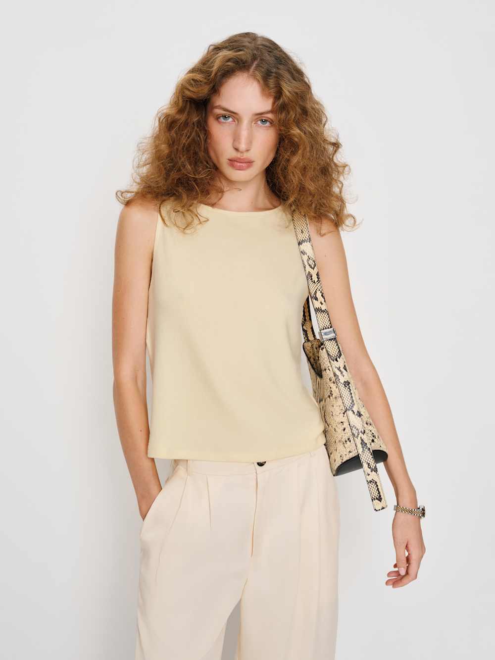 Pears Knit Top - Custard