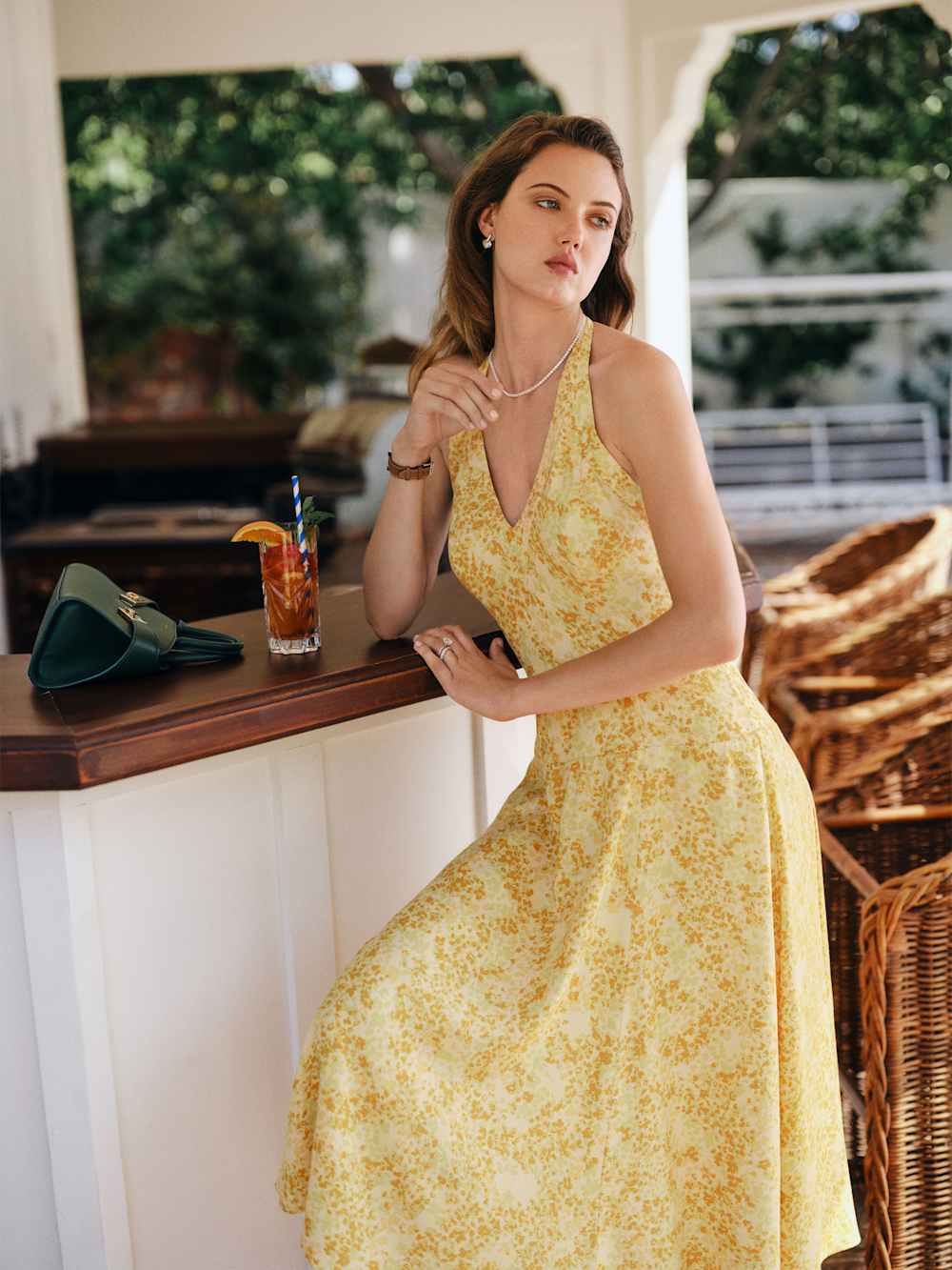 Sofia Dress - Golden Meadow