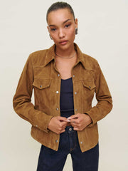 Veda Skylar Suede Shirt Jacket - Topanga Canyon