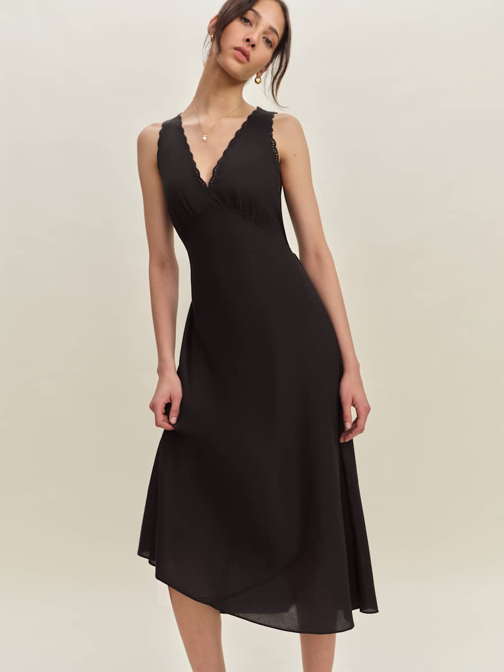 Lila Sleep Dress - Black