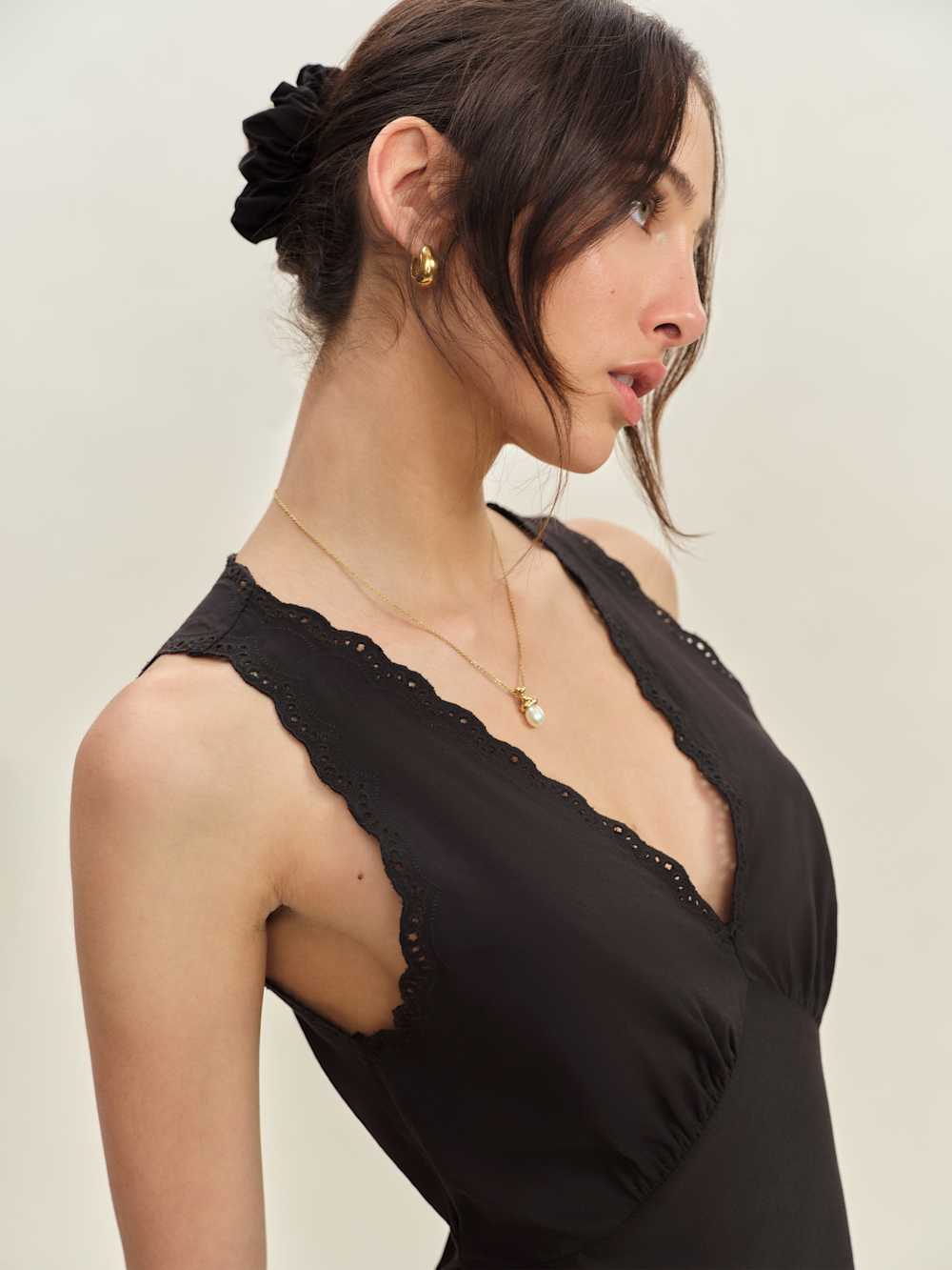 Lila Sleep Dress - Black
