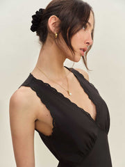 Lila Sleep Dress - Black