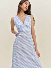 Lila Sleep Dress - Crystal Check