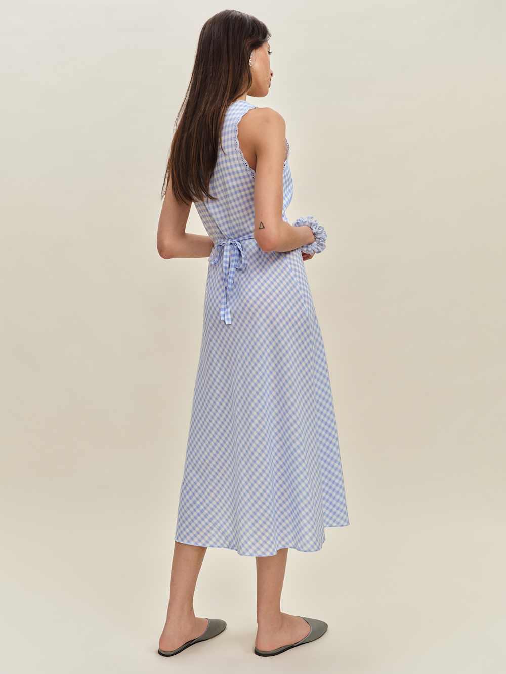 Lila Sleep Dress - Crystal Check