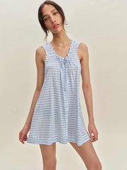Holly Sleep Dress - Crystal Check