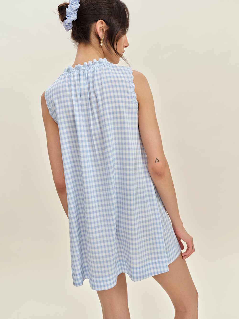 Holly Sleep Dress - Crystal Check