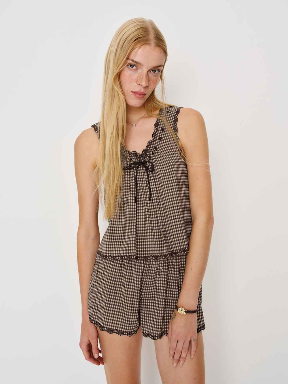Hazel Pajama Set - Tartine Check