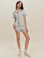 Blair Pajama Set - Summer Day Stripe