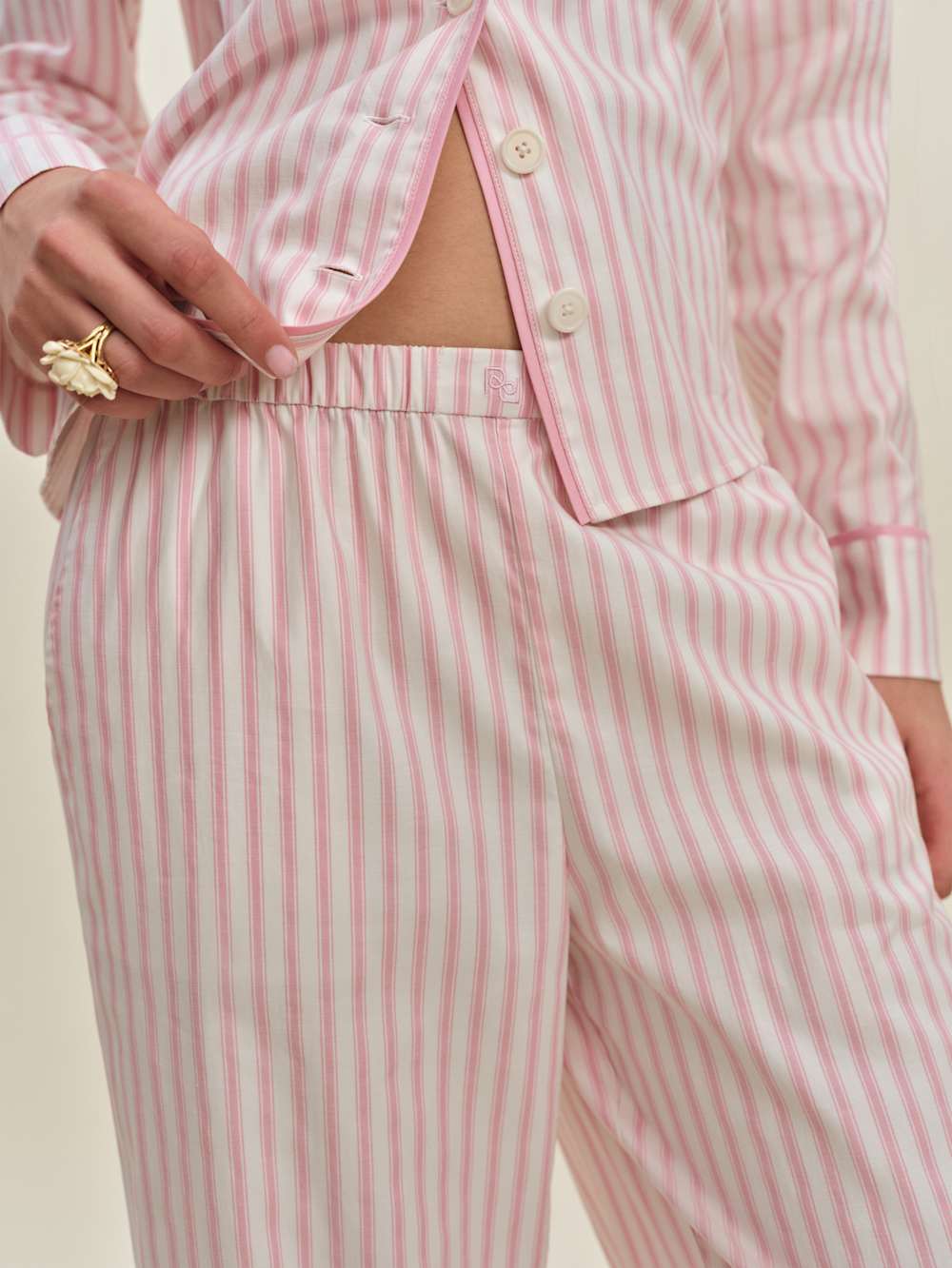 Coco Pajama Set - Hummingbird Stripe