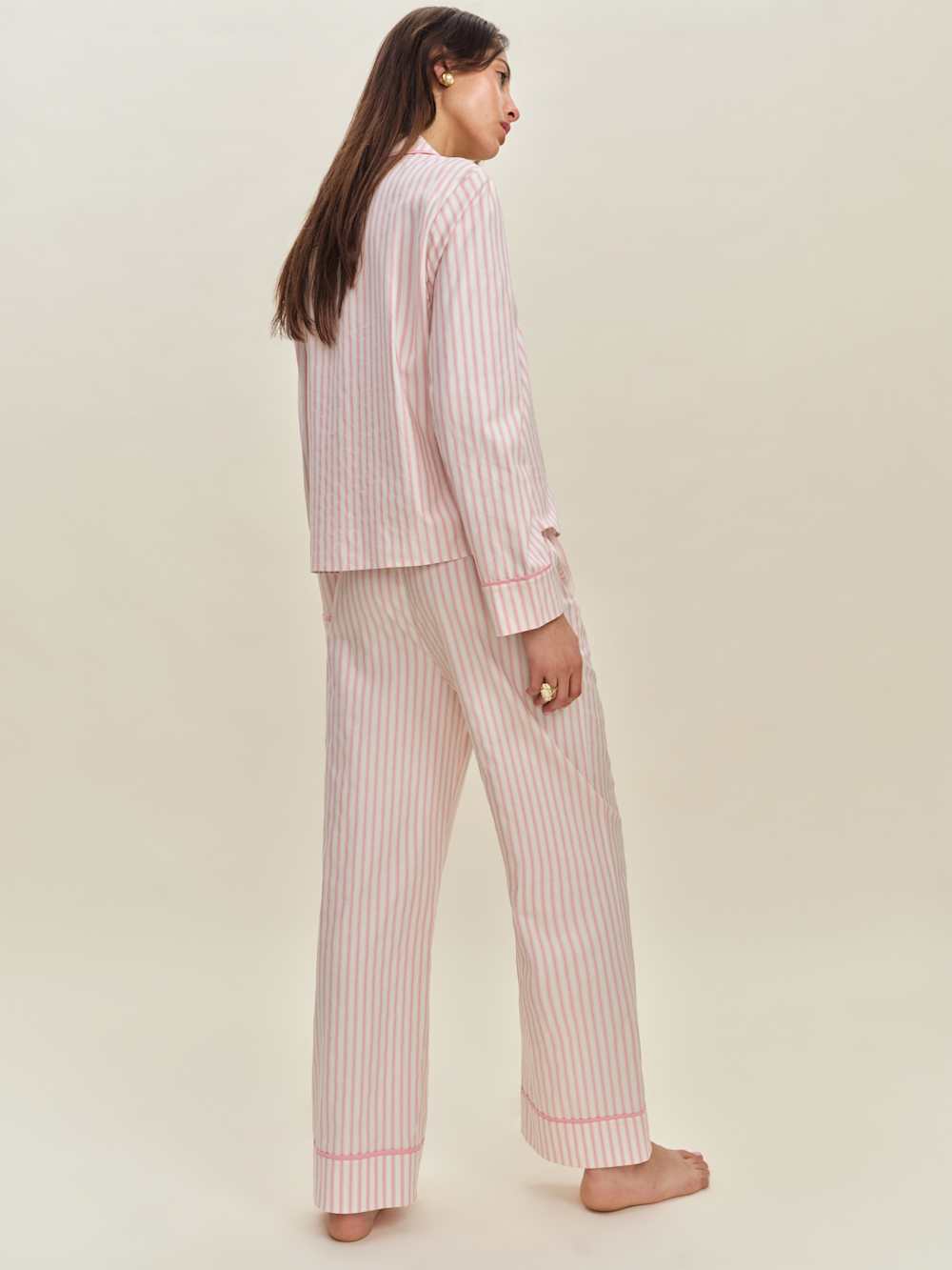Coco Pajama Set - Hummingbird Stripe