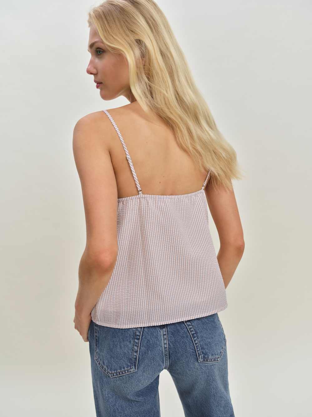 Emina Top - Sand Stripe