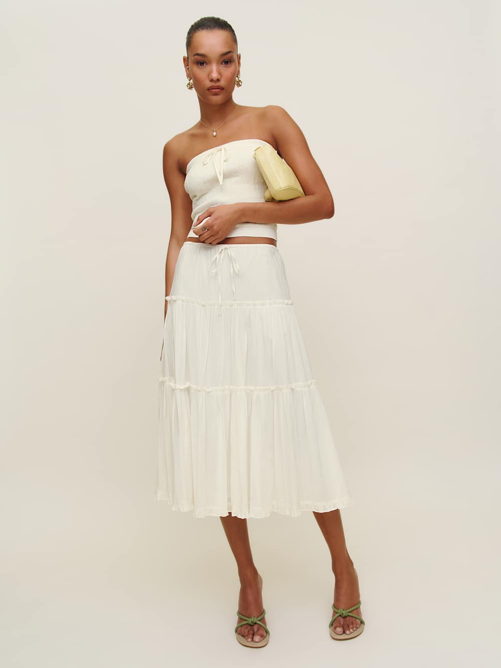 Laney Skirt - Ivory