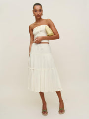 Laney Skirt - Ivory