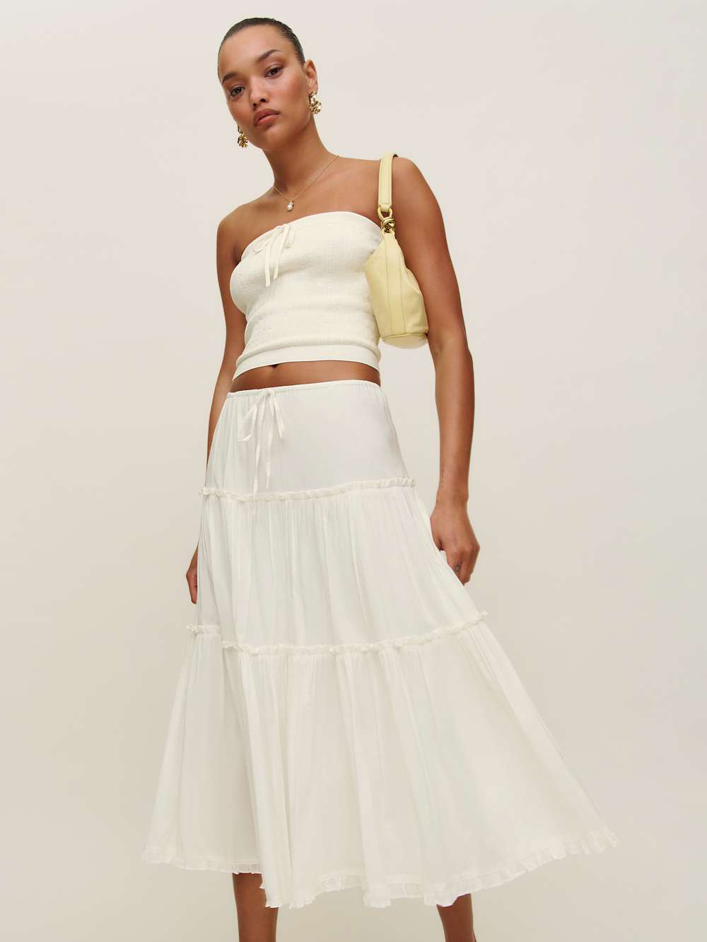 Laney Skirt - Ivory