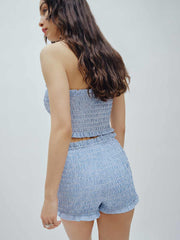 Abbie Short - Blue Check