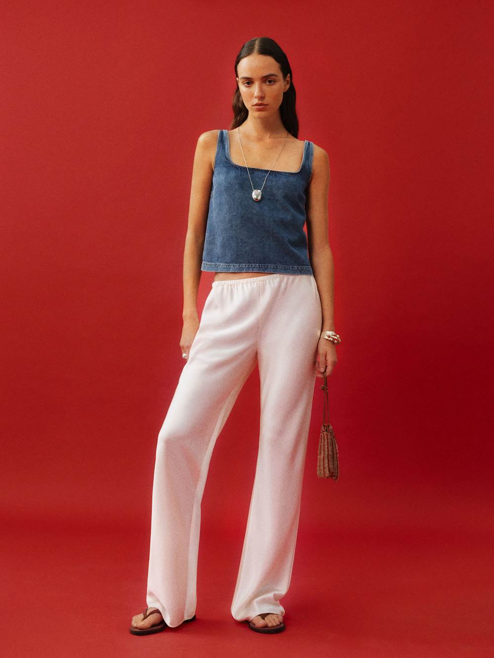 Kaia Denim Top - Chrissie
