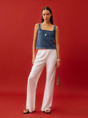 Kaia Denim Top - Chrissie