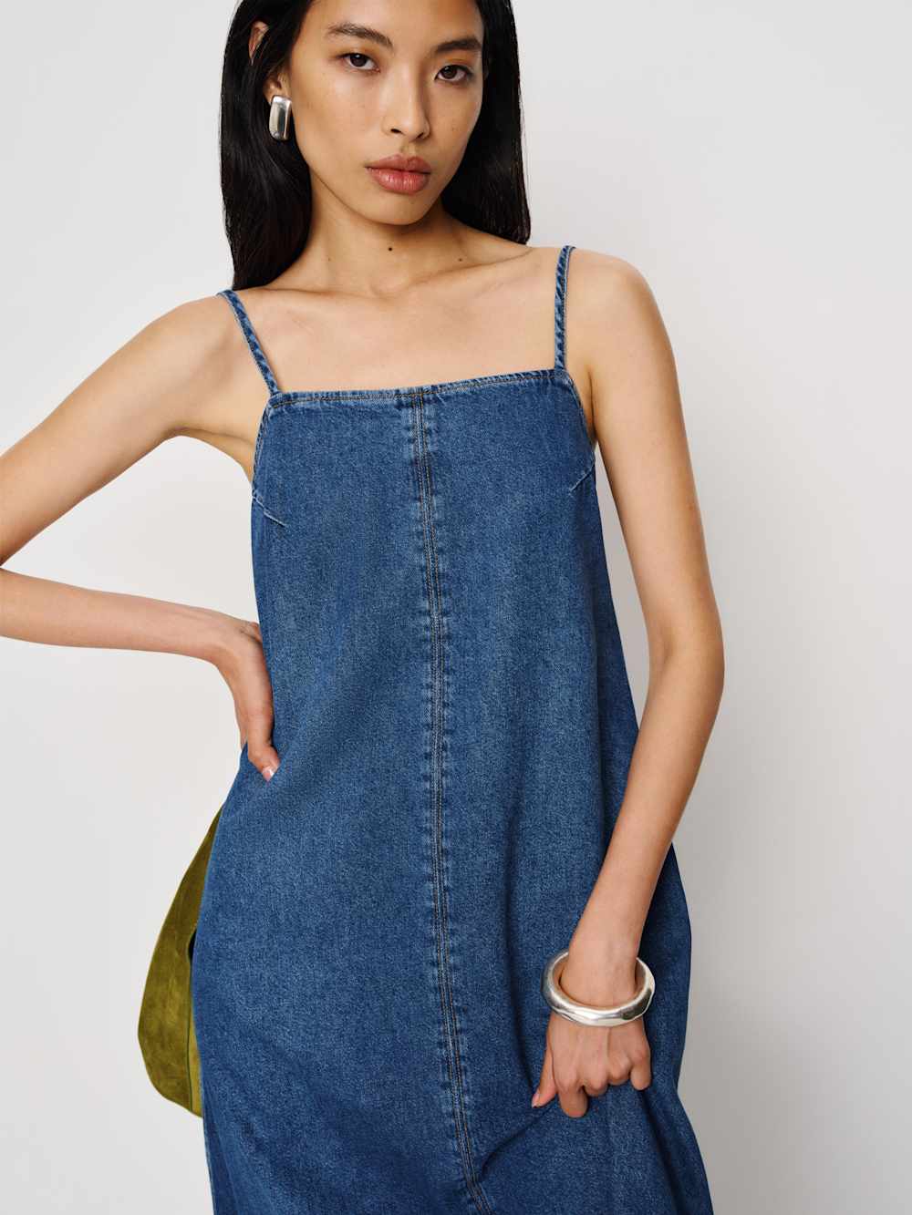 Sofi Denim Maxi Dress - Monterey