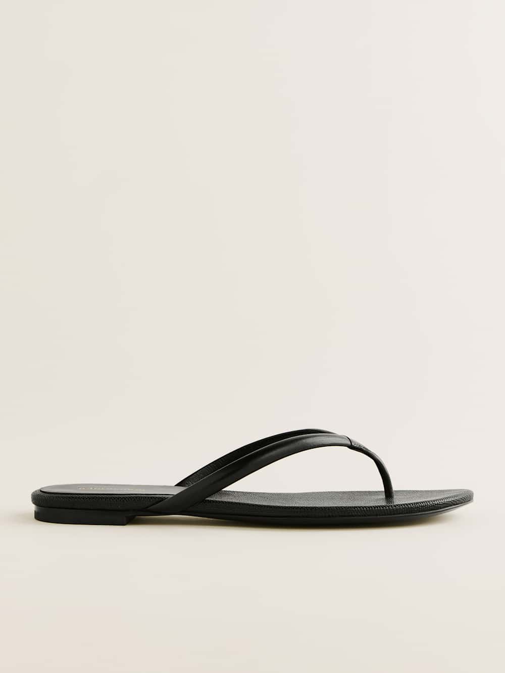 Onyx Thong Sandal - Black Snake