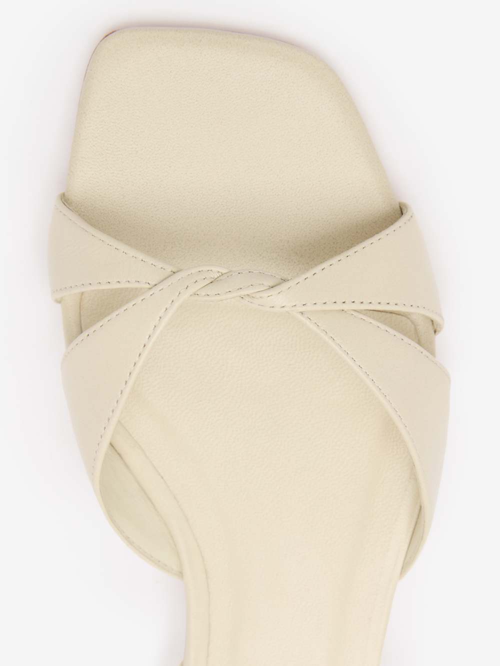 Marigold Flat Sandal - Almond Leather