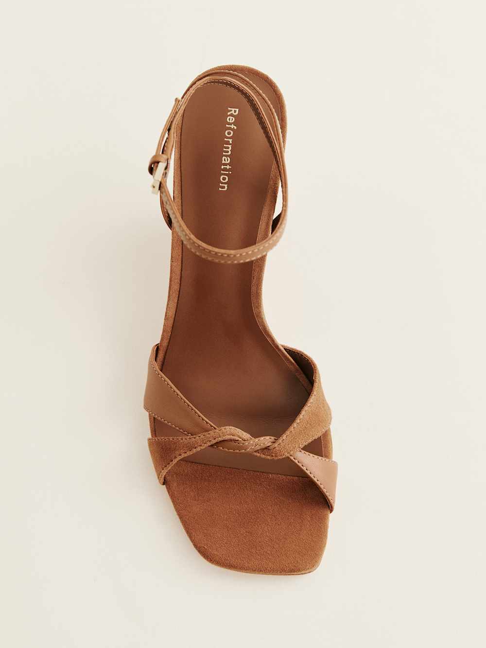 Margo Wedge Sandal - Rum Suede Leather