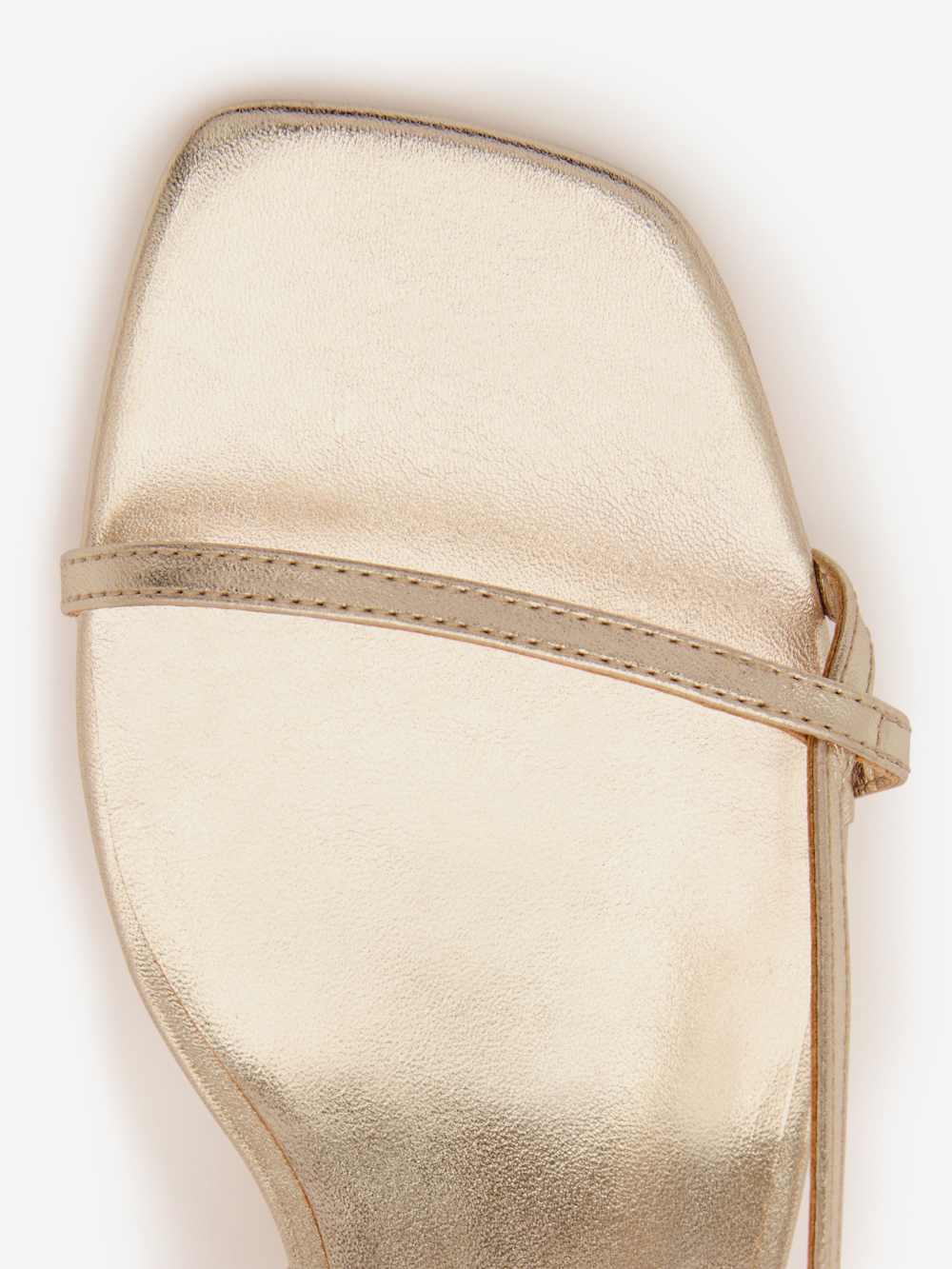 Serenity Block Heeled Sandal - Gold