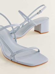 Serenity Block Heeled Sandal - Mist Leather