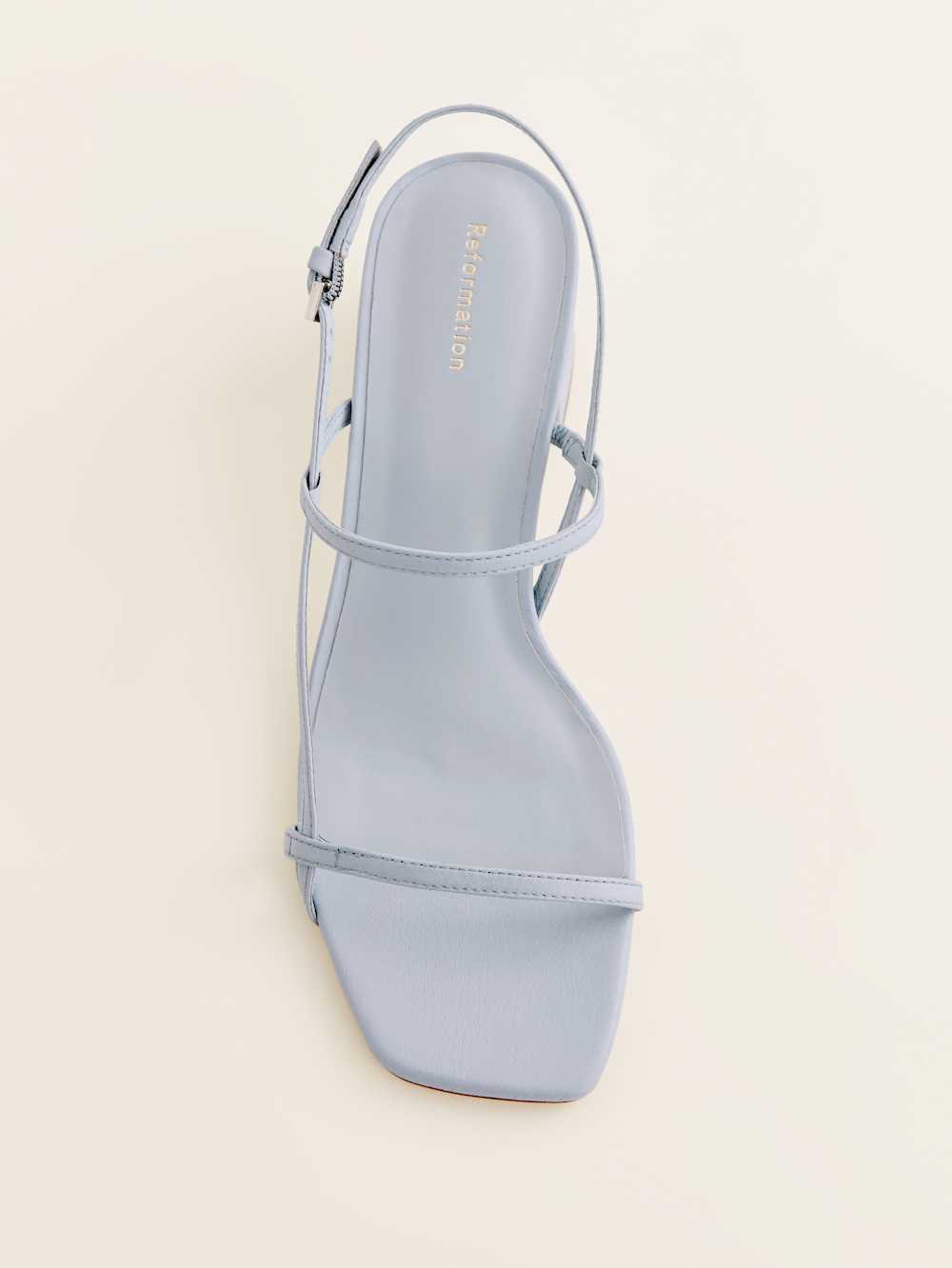 Serenity Block Heeled Sandal - Mist Leather