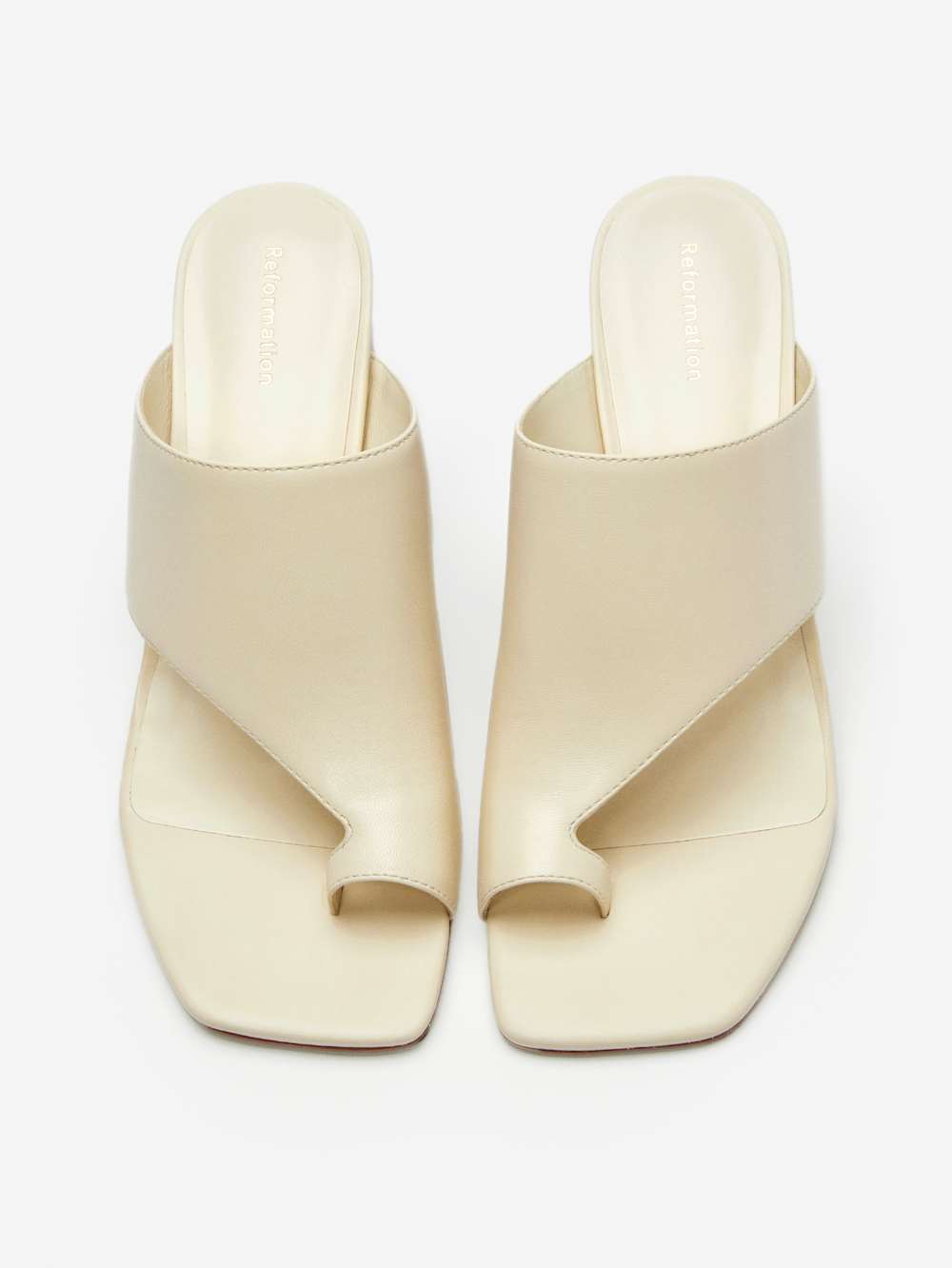 Gibson Heeled Sandal - Almond Leather
