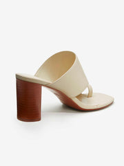 Gibson Heeled Sandal - Almond Leather