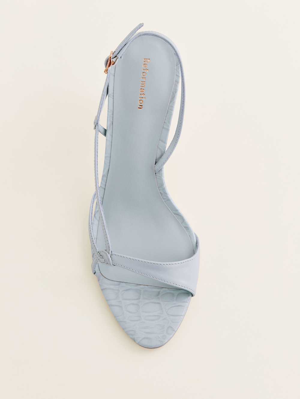 Nino Slingback Heeled Sandal - Mist Croc