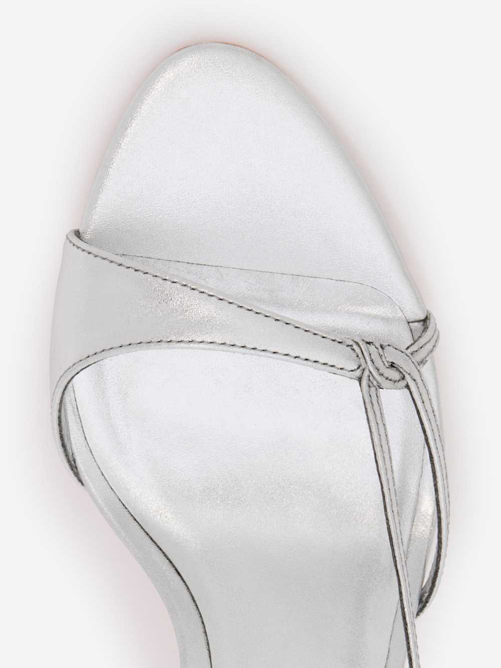 Nino Slingback Heeled Sandal - Silver