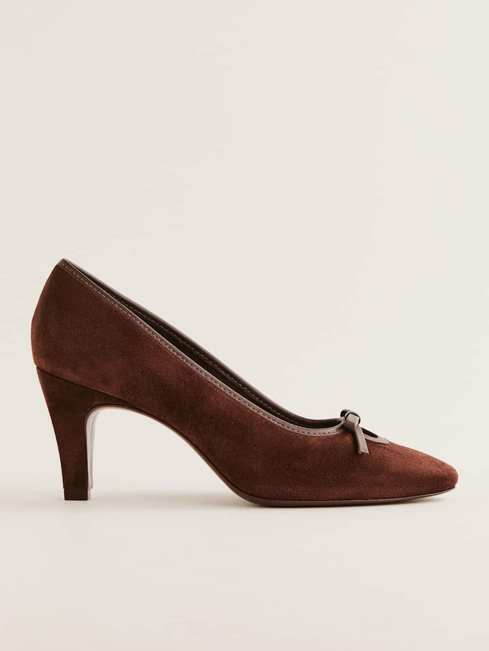 Pam Pump - Espresso Suede