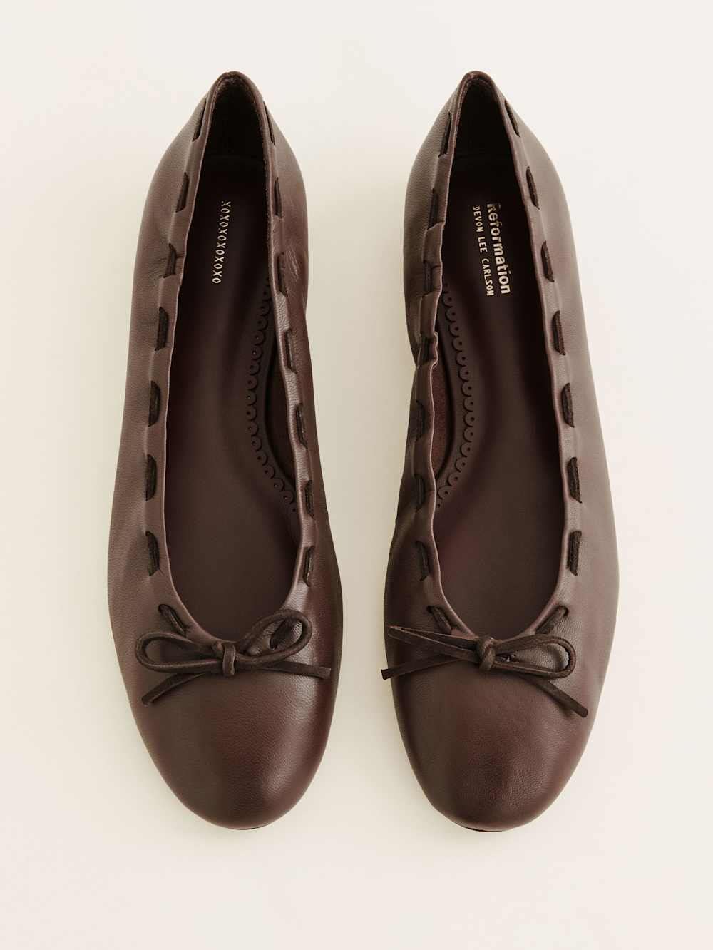 Suzanne Ballet Flat - Chestnut Leather