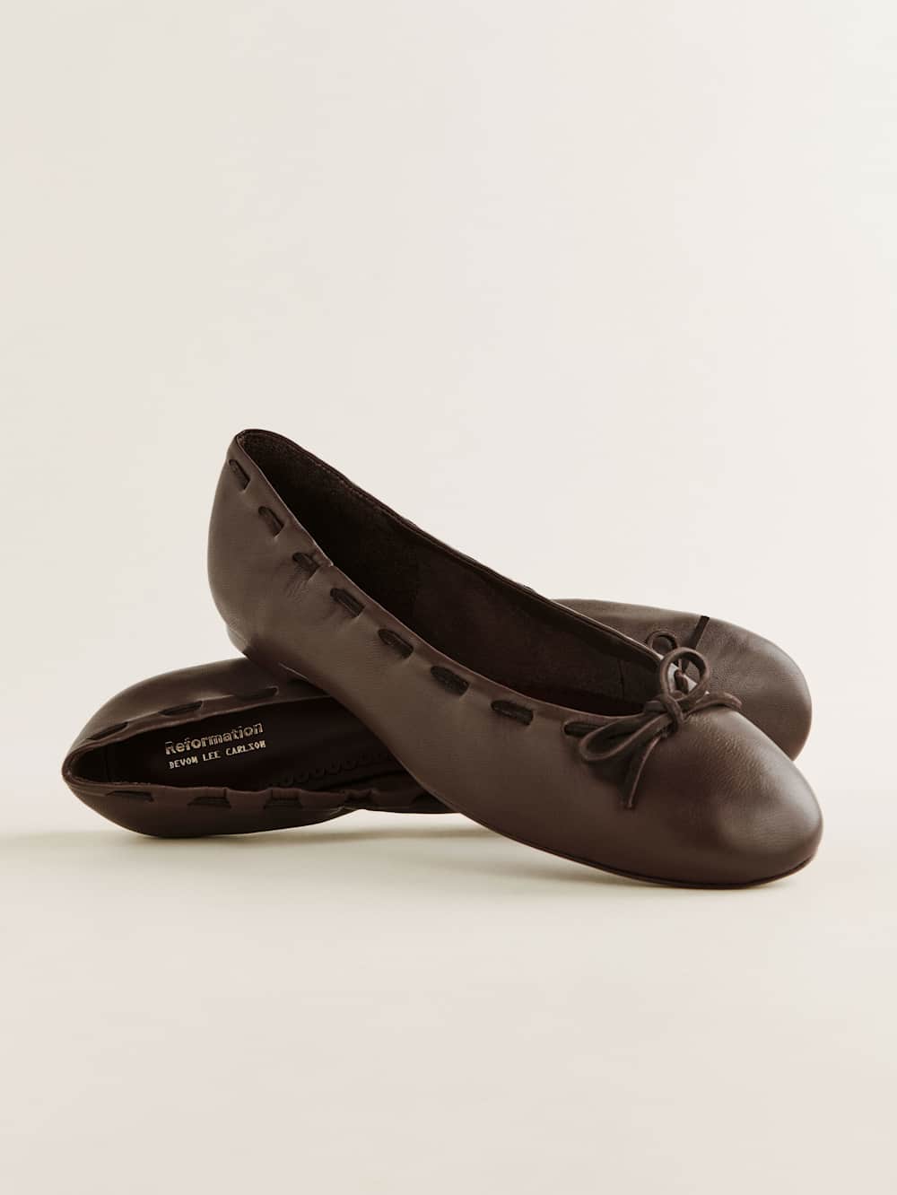 Suzanne Ballet Flat - Chestnut Leather