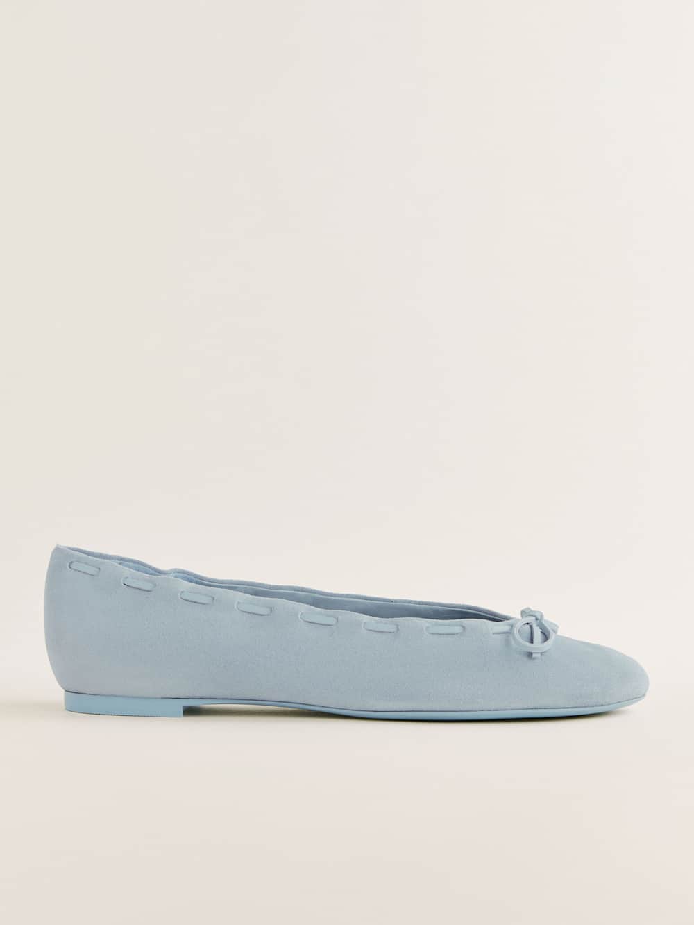 Suzanne Ballet Flat - Mist Suede