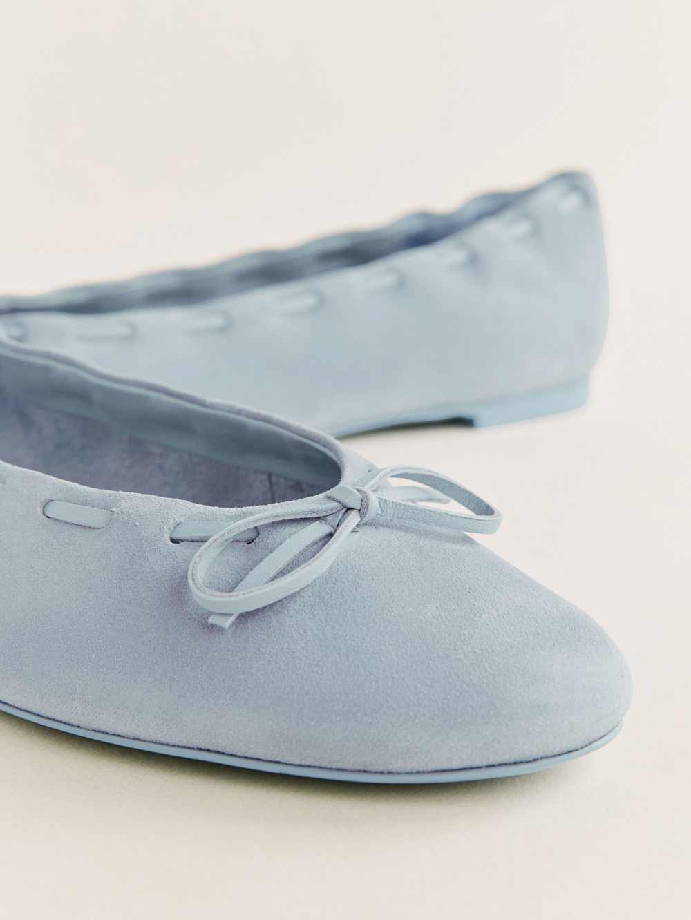 Suzanne Ballet Flat - Mist Suede