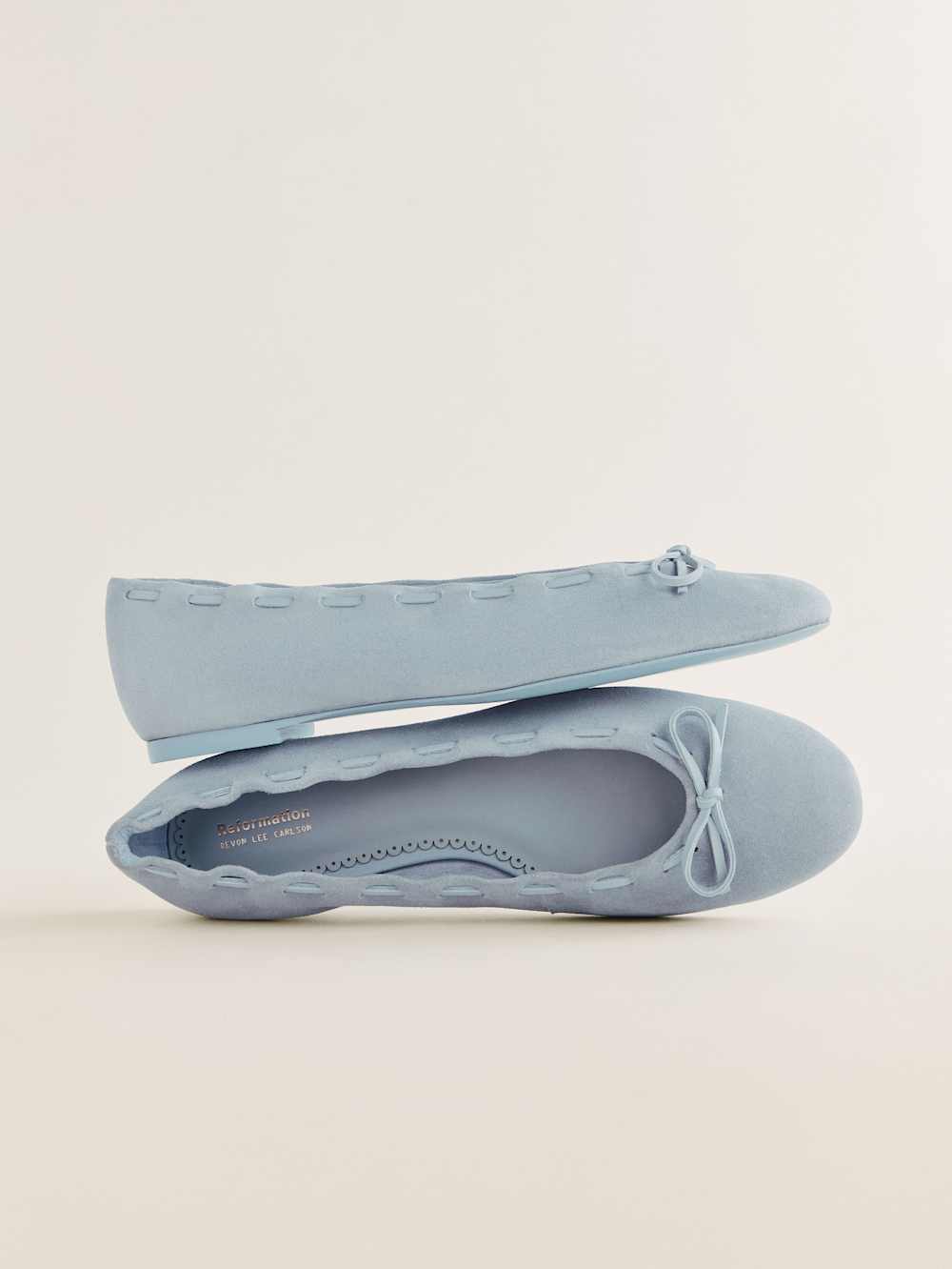 Suzanne Ballet Flat - Mist Suede