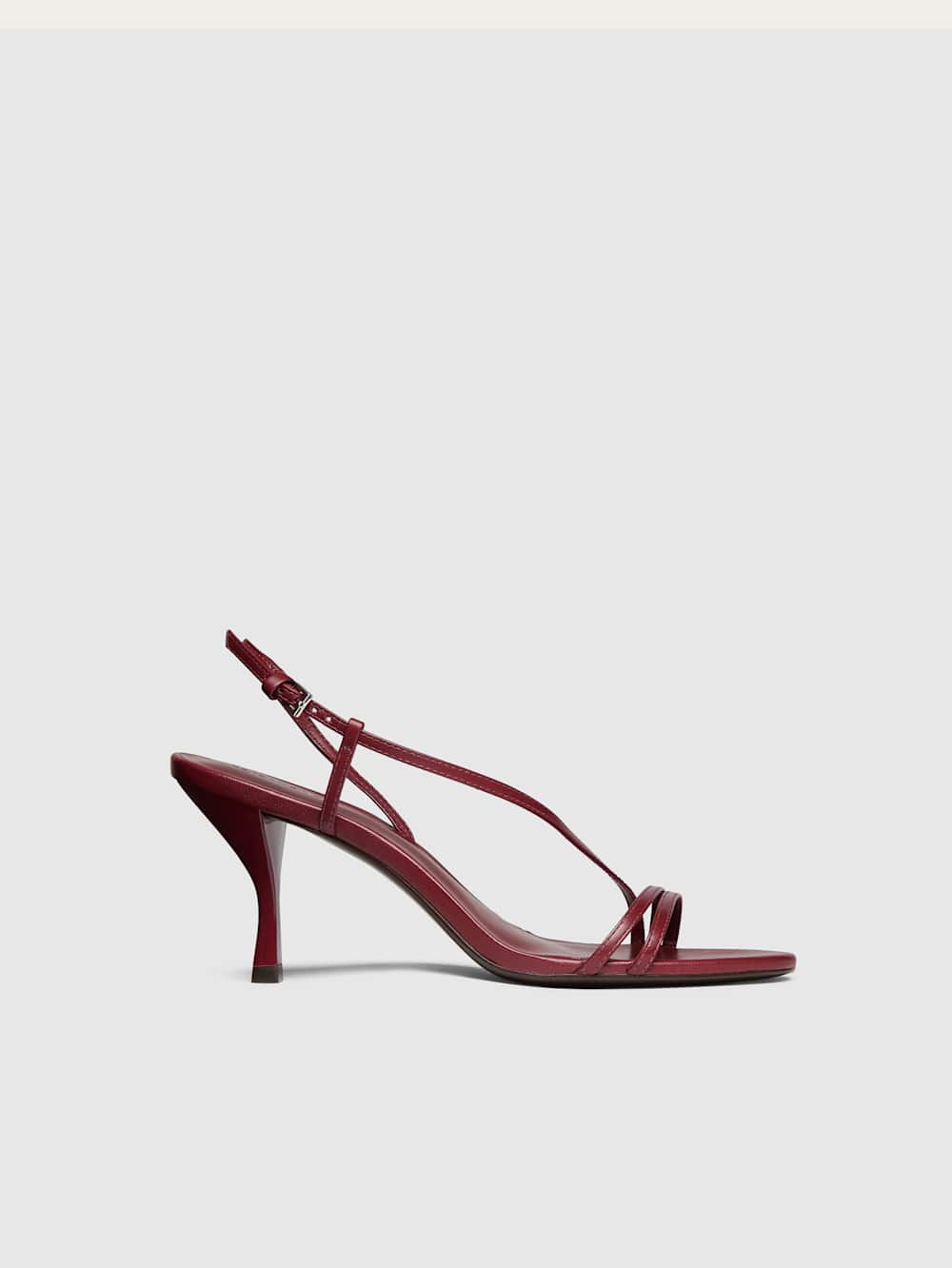 Petunia Heeled Sandal - Berry Jam Leather