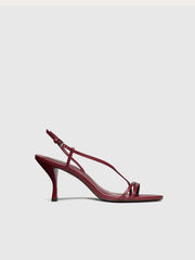 Petunia Heeled Sandal - Berry Jam Leather