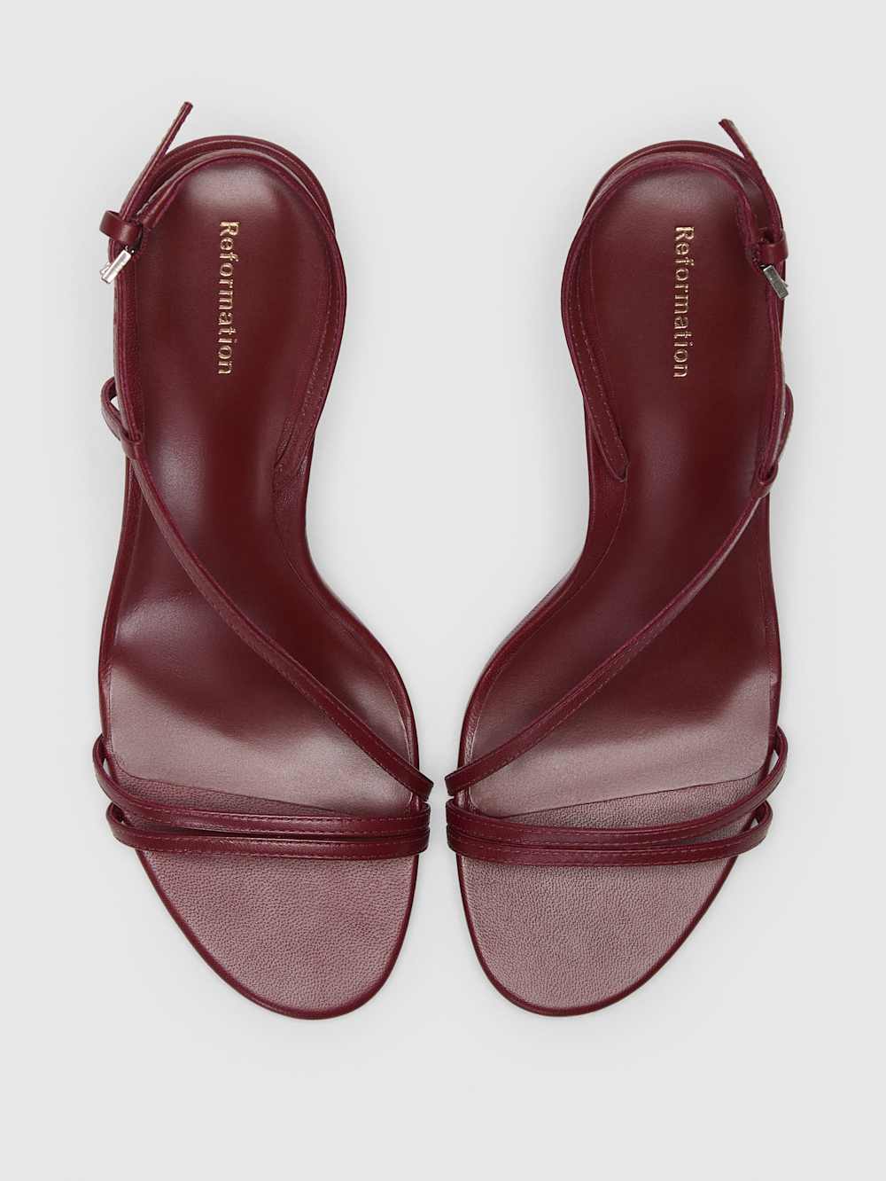 Petunia Heeled Sandal - Berry Jam Leather