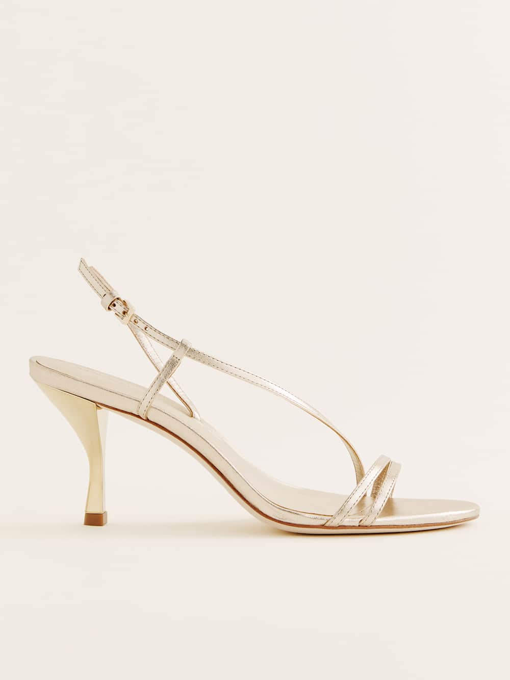 Petunia Heeled Sandal - Gold