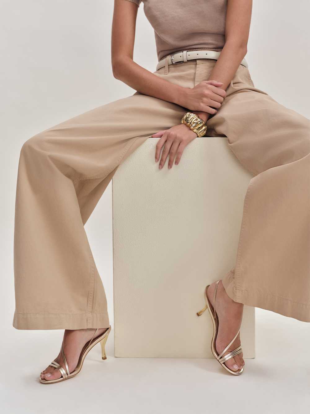 Petunia Heeled Sandal - Gold