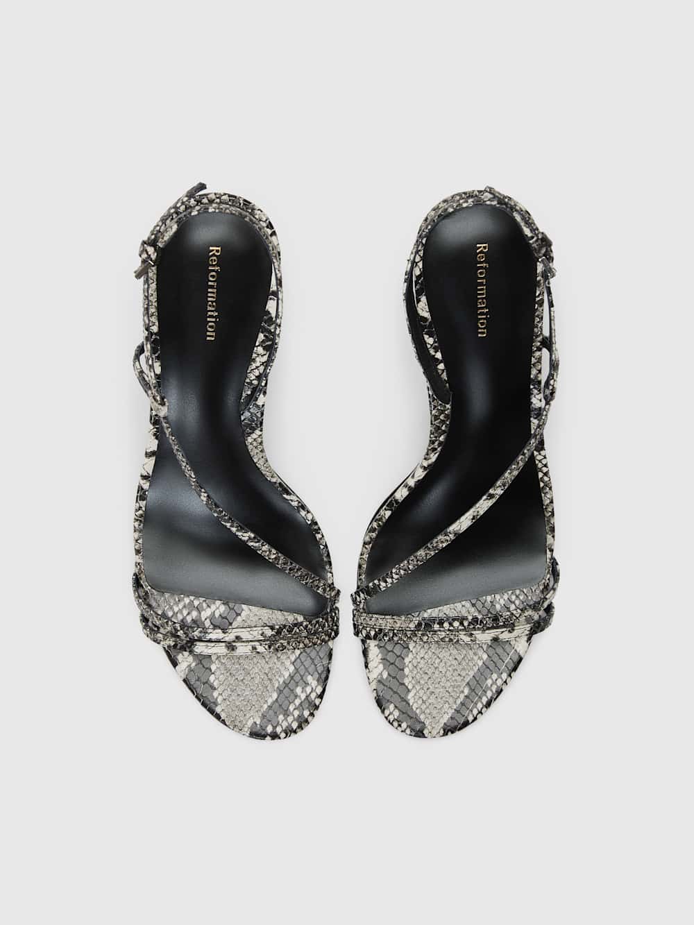 Petunia Heeled Sandal - Roccia Snake