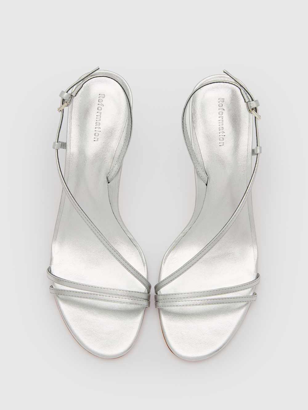 Petunia Heeled Sandal - Silver