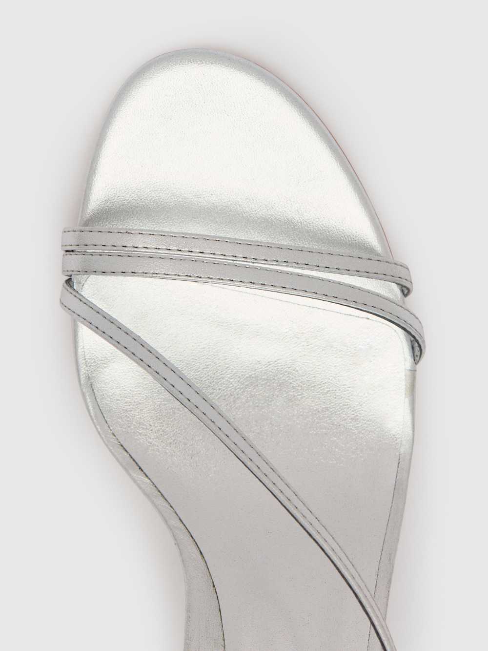 Petunia Heeled Sandal - Silver